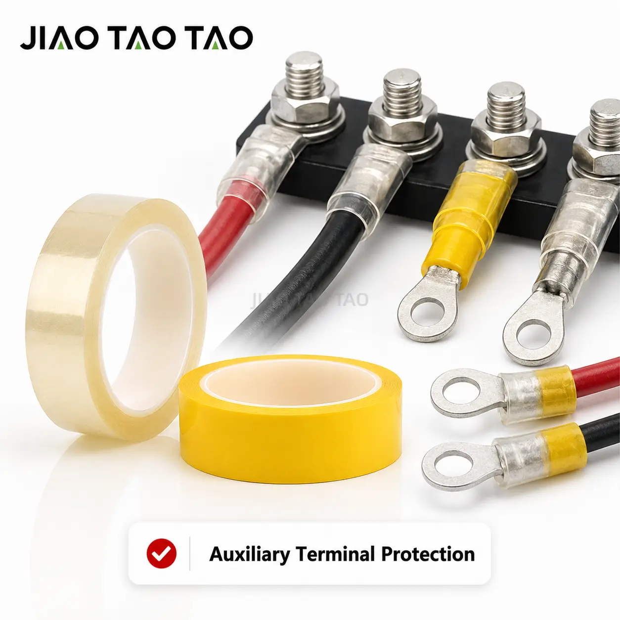 Polyester film tape detail for electronic insulation